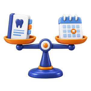 Dental net collection rate benchmark icon